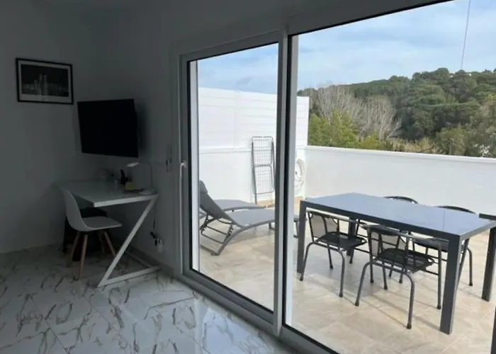 T2 Climatise + Parking 500 M Plage/centre يوريت دي مار